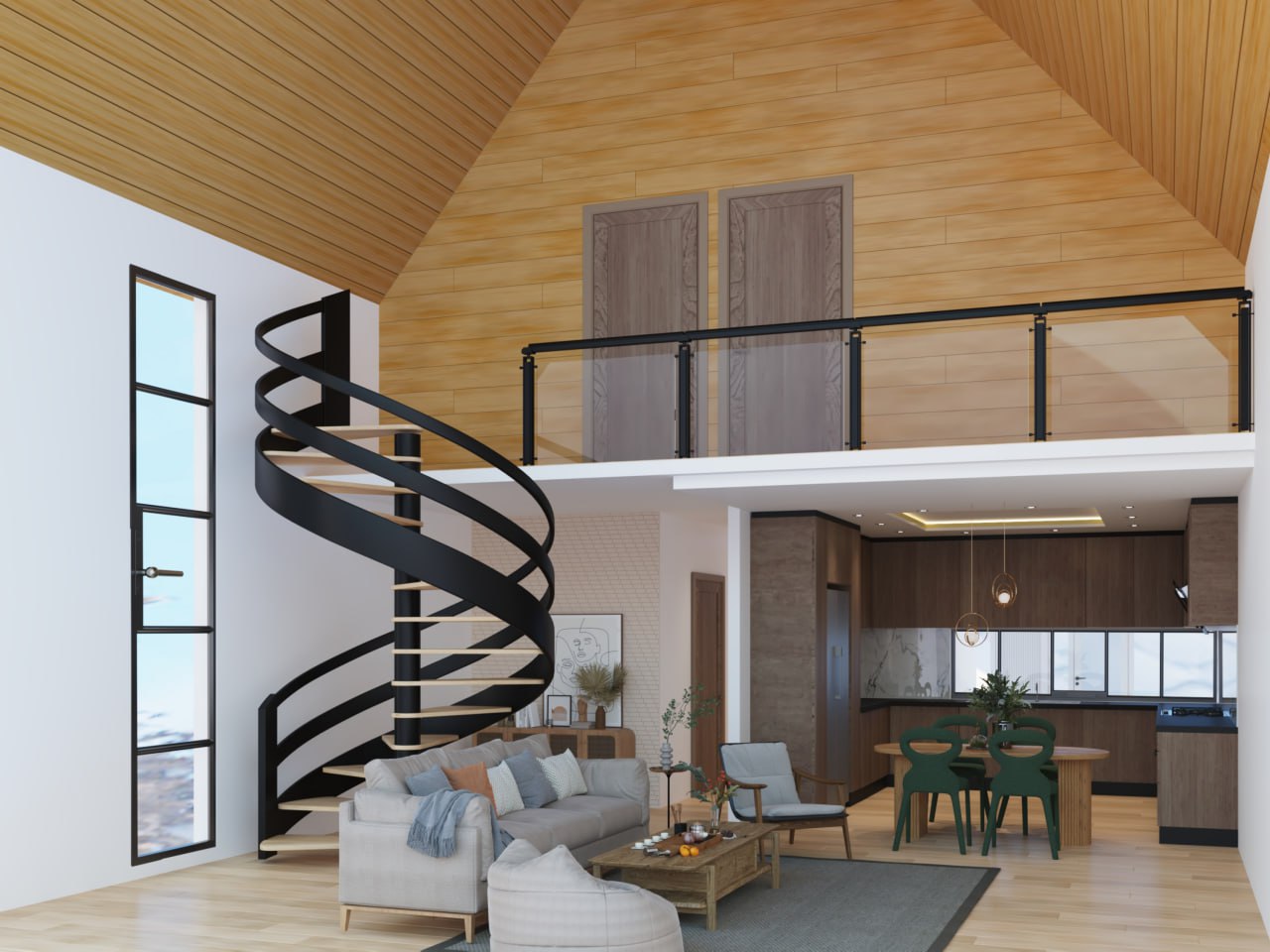 طراحی ویلا مدرن در شمال